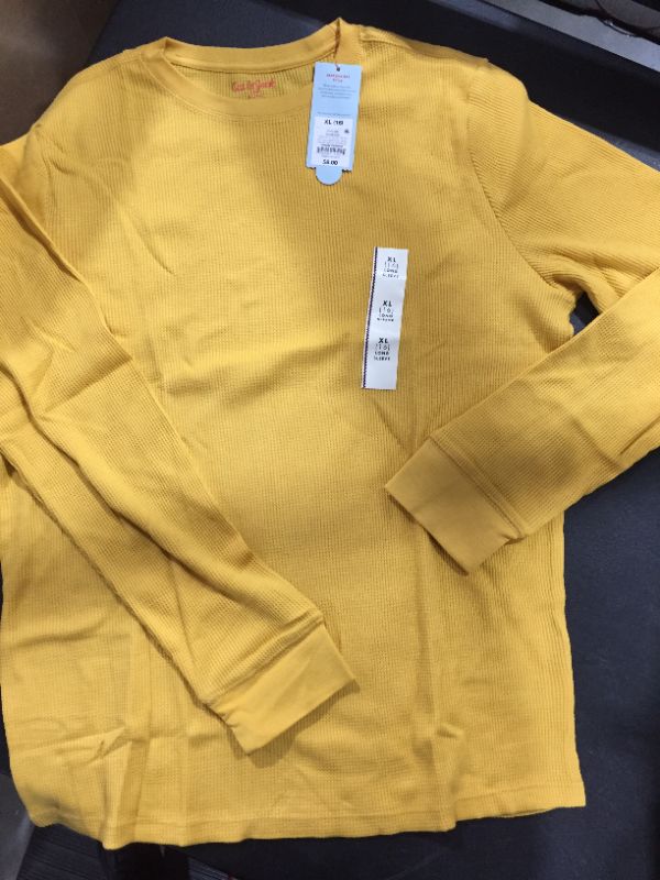 Photo 1 of 2 Pack- Cat & Jack- Boys' XL Thermal Long Sleeve T-Shirts [Red and Yellow]

