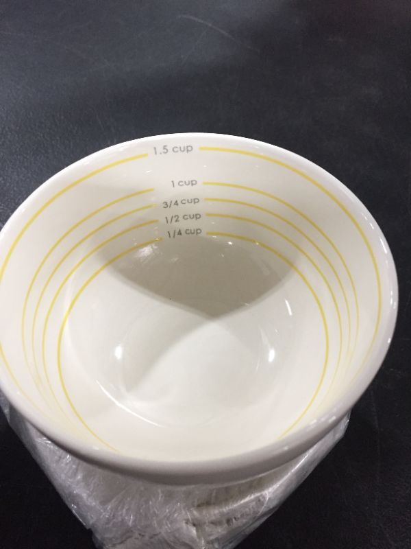Photo 1 of [2 Pack] Ceramic Bowls with Cup Measurements.