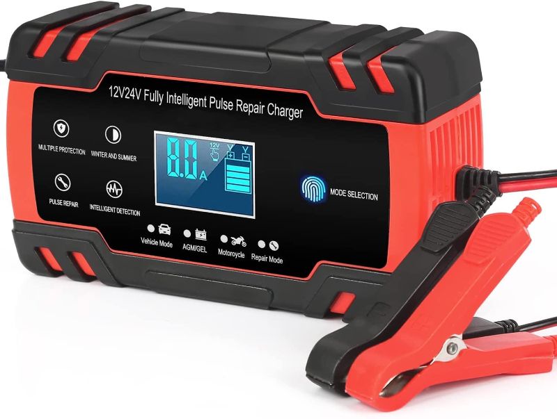 Photo 1 of ABLY Car Battery Charger 12V/8A 24V/4A Automatic Smart Battery Charger