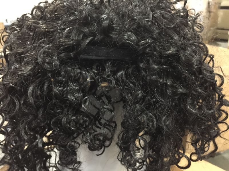 Photo 2 of 12 Inch Headband Wig Human Hair Curly