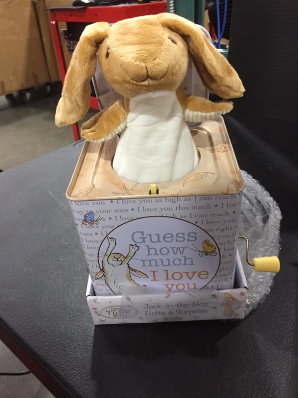 Photo 2 of Guess How Much I Love You - Nutbrown Hare Jack-in-The-Box - Musical Toy for Babies
