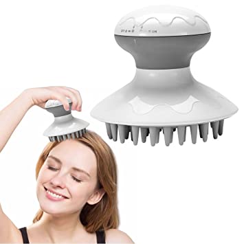 Photo 1 of Electric Head Massager, Anti-Static Scalp Massage Relaxation Stress Relief Hair Scrubber Brush Household Mini Massager
