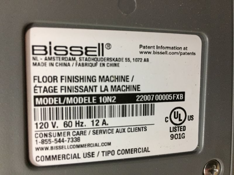 Photo 5 of BISSELL Commercial BG10 Walk Behind Carpet Extractor 120V 26 PS
