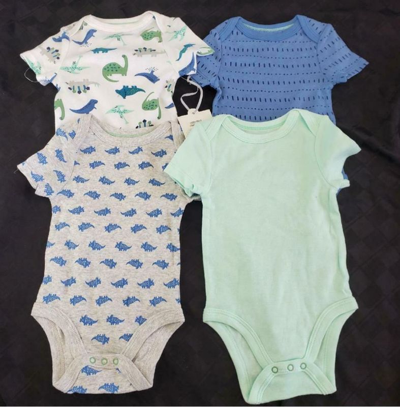 Photo 1 of  Lot of 4 Cloud Island Baby Boy 6-9 Month Bodysuit OEKO TEX Standard 100 (pack of 9)