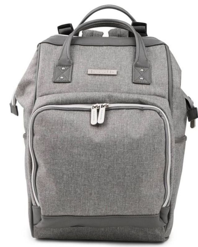 Photo 1 of Bananafish Diaper Bag Solid - Light Gray Heather