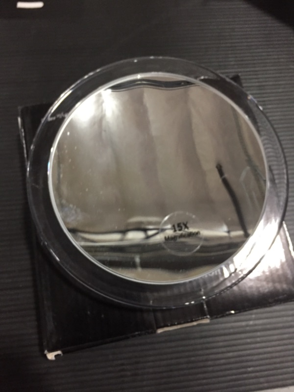 Photo 2 of  15X Magnifying Mirror with Mounting 3 Suction Cups