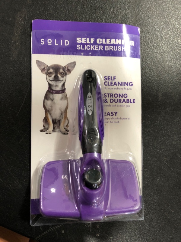 Photo 2 of  Self-Cleaning Slicker Brush for Dogs