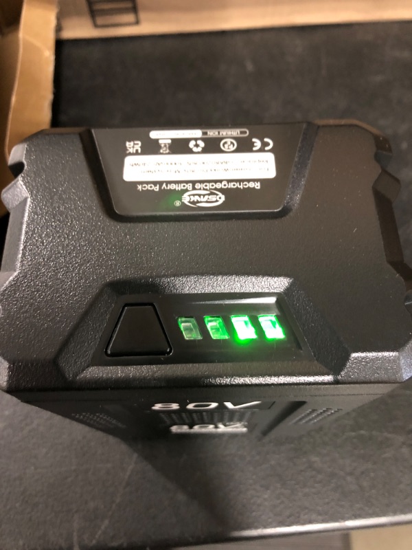 Photo 3 of DSANKE GBA80200 80V 3.0Ah Replacement Battery Compatible with Greenworks PRO 80V Lithium Ion Battery GBA80200 GBA80250 GBA80400 GBA80500