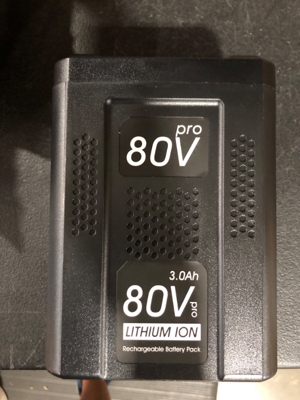 Photo 2 of DSANKE GBA80200 80V 3.0Ah Replacement Battery Compatible with Greenworks PRO 80V Lithium Ion Battery GBA80200 GBA80250 GBA80400 GBA80500