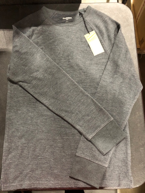 Photo 2 of [2 Pack] Men's Goodiefellow Long Sleeves in Grey and Blue [Size S]