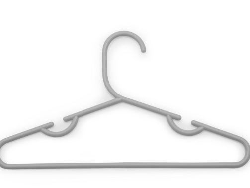 Photo 1 of 17 Pack of Toddler hangers- Grey