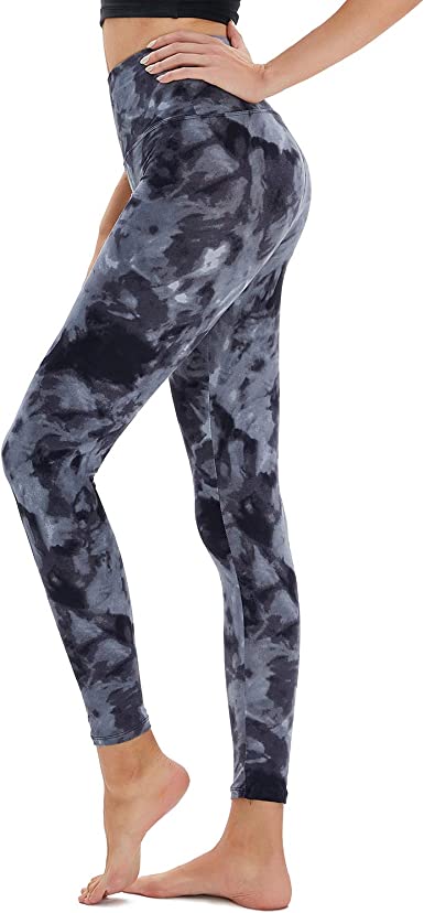 Photo 1 of HIGHDAYS Grey High Waisted Pattern Leggings for Women (L)