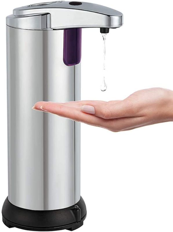 Photo 1 of Automatic Soap Dispensers Hands Free Dispenser Liquid White Touch Sensor
