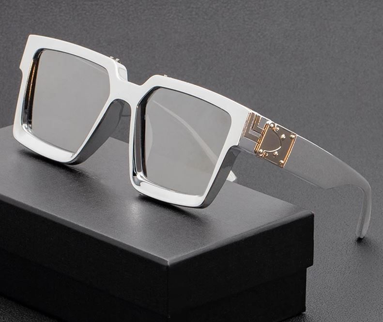 Photo 1 of Gobiger Luxury Square Sunglasses chrome