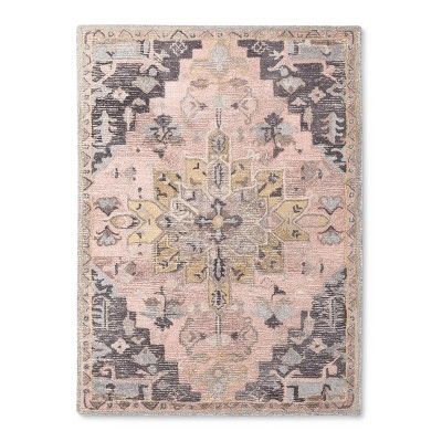 Photo 1 of 5'x7' Damask Tufted Area Rug - Threshold