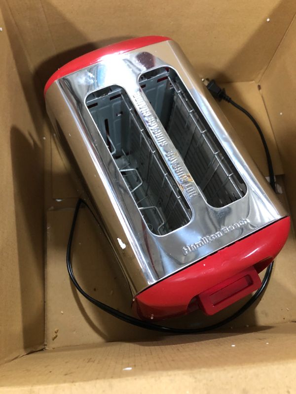 Photo 1 of  2-Slice Toaster, Bagel Toaster, Red
