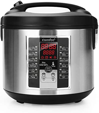 Photo 1 of COMFEE' Rice Cooker, Slow Cooker, Steamer, Stewpot, Saute All in One (12 Digital Cooking Programs) Multi Cooker (5.2Qt ) Large Capacity, 24 Hours Preset & Instant Keep Warm
