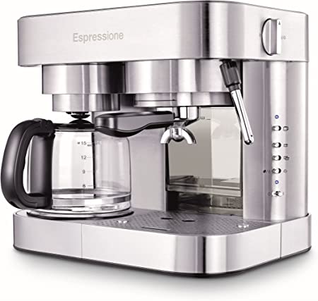 Photo 1 of Espressione Stainless Steel Machine Espresso and Coffee Maker, 1.5 L
