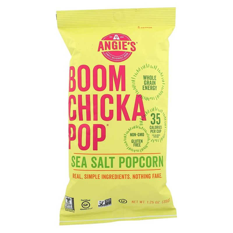 Photo 1 of Angie's Boom Chicka Pop, Sea Salt 1.25 Oz (Pack Of 12)12 EXPIRED*****