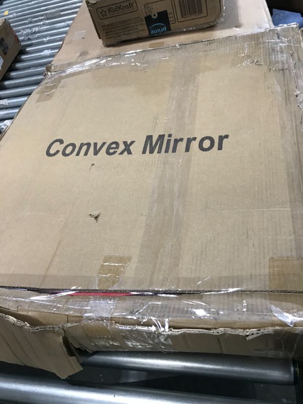 Photo 8 of 30" Convex Mirror, Security Blind Spot Mirror, Curved Traffic Corner Mirror for Driveway, Garage, Warehouse Security or Shop Office Security Blind Spots and Corners (2 Pcs)
