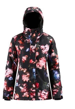 Photo 1 of Women's SMN Mountain Freeze Colorful Print Waterproof Winter Snowboard Jacket--- large
