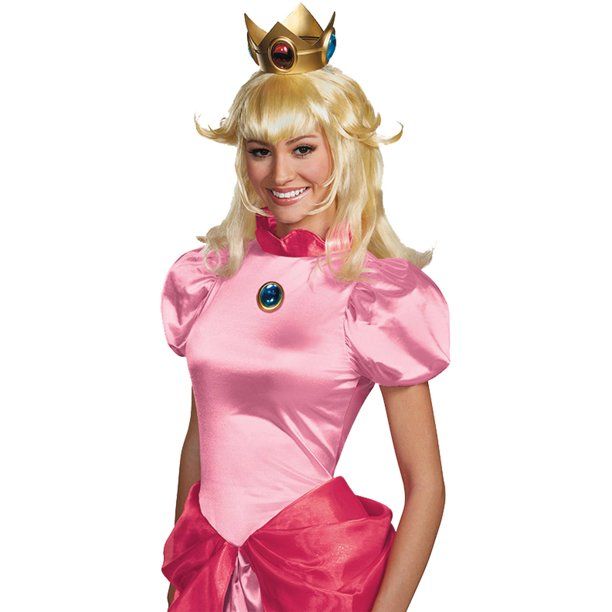 Photo 1 of Princess Peach Adult Wig Adult Osfm--- size 14+---( wig only)
