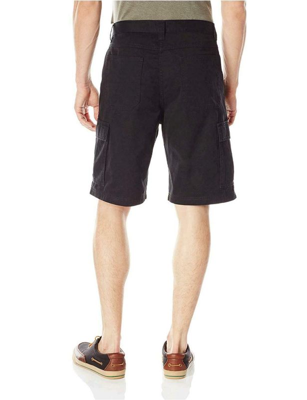 Photo 1 of Men's Authentics Classic Twill Cargo Short, Black, Black Twill, Size 32 A1cq
