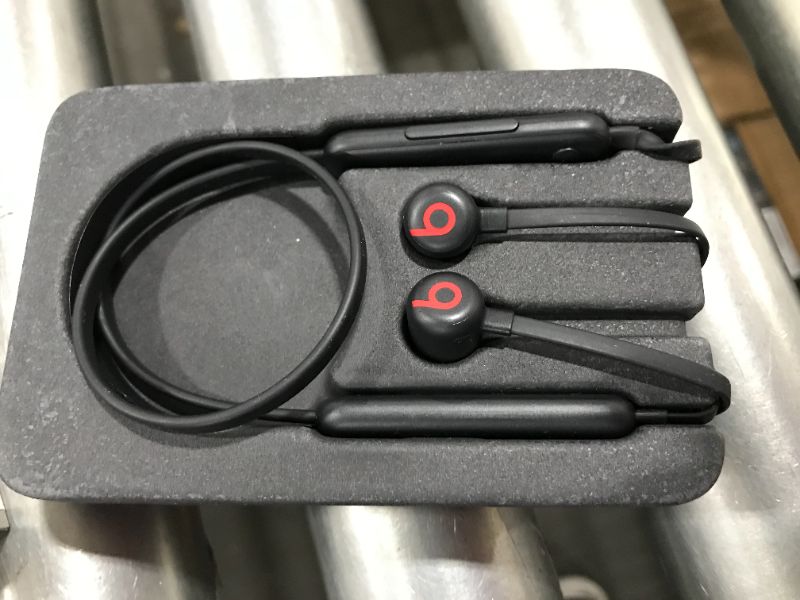 Photo 2 of Beats Flex Wireless Earbuds – Apple W1 Headphone Chip, Magnetic Earphones, Class 1 Bluetooth, 12 Hours of Listening Time, Built-in Microphone - Black
