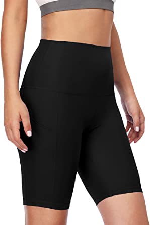 Photo 1 of CADMUS Women's High Waist Spandex Yoga Shorts for Bike Running Two Side Pockets--- 3xl
