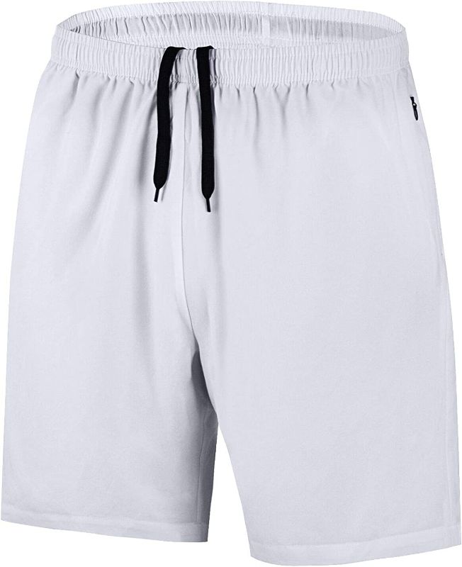 Photo 1 of HMIYA Men's Sports Shorts Quick Dry with Zip Pockets for Workout Running--- size small 