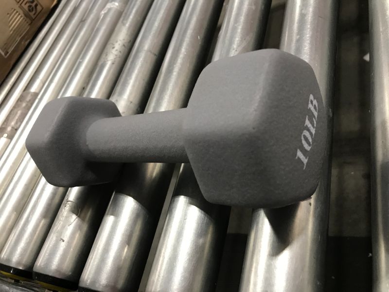 Photo 1 of 10 lb neoprene dumbbell