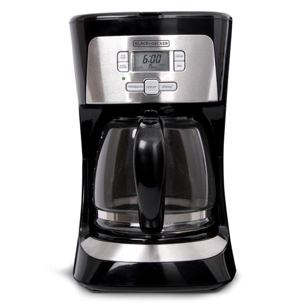 Photo 1 of BLACK+DECKER 12-Cup* Programmable Coffeemaker, Black, CM2020B
