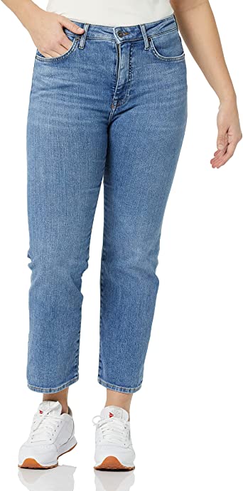 Photo 1 of Amazon Aware Women's Cropped Slim Straight Leg Jeans 10
 