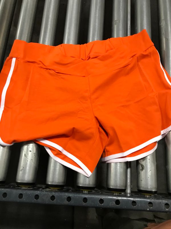 Photo 1 of Women's (L) Maternity Shorts 4pk ORANGE