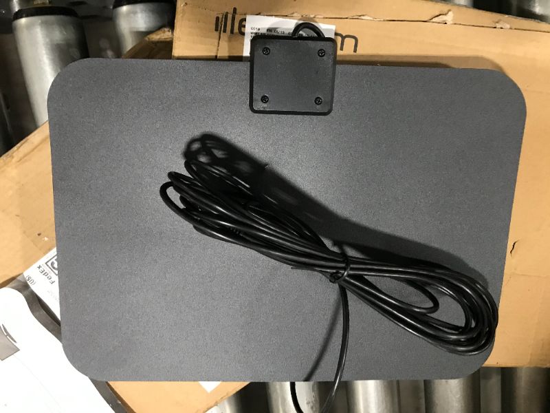 Photo 1 of TV Antenna Indoor, Digital Amplified Indoor HDTV Antenna, 1080p VHF UHF Television Local Channels Detachable Signal Amplifier and 16.5ft Longer Coax Cable
