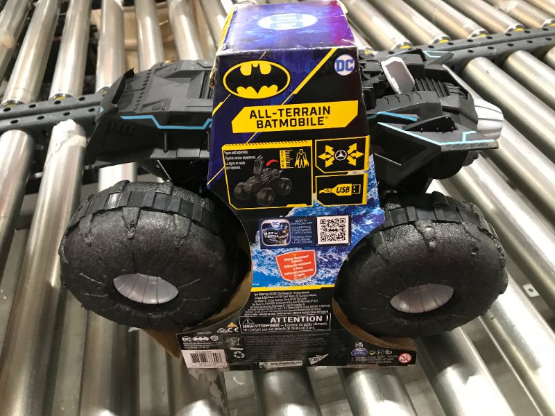 Photo 2 of DC Comics Batman, All-Terrain Batmobile Remote Control Vehicle, Water-Resistant Batman Toys for Boys Aged 4 and Up
