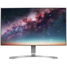 Photo 1 of LG - 24" IPS LED Monitor - Silver, White-- part only
