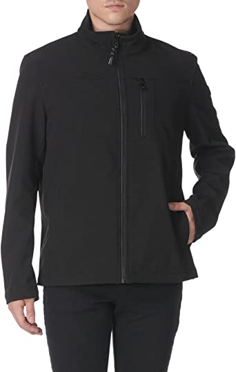 Photo 1 of Calvin Klein Men's Water Resistant Soft Shell Open Bottom Jacket (Standard and Big & Tall)--- large
