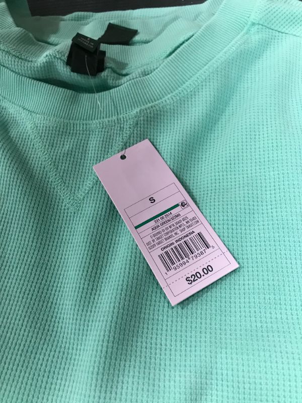 Photo 1 of Women's Blue Long Sleeve Thermal Shirt SMALL 4pk