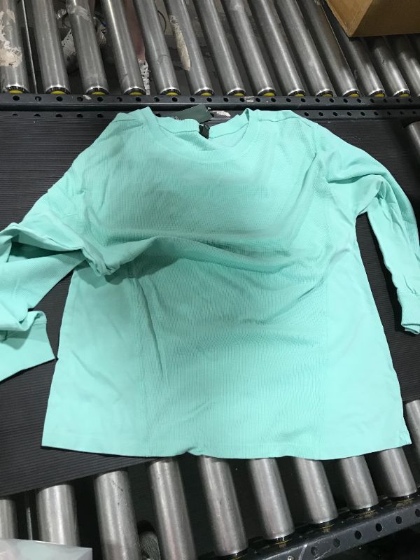 Photo 1 of Women's Blue Long Sleeve Thermal Shirt XXLARGE 2PK