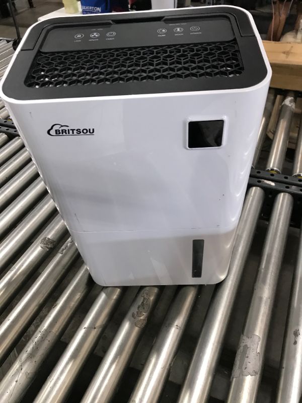 Photo 4 of Dehumidifier 3500 Sq. Ft BRITSOU 50 Pint Dehumidifiers for Home Basements, with Continuous Drain Hose for Medium to Large Room, Dry Clothes Mode, 24HR Timer, Intelligent Humidity Control
