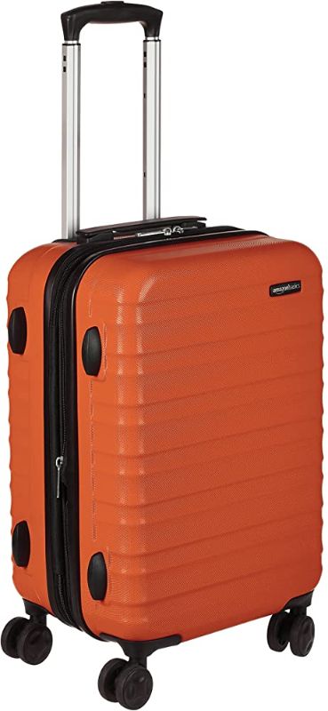 Photo 1 of Amazon Basics 21-Inch Hardside Spinner, Orange