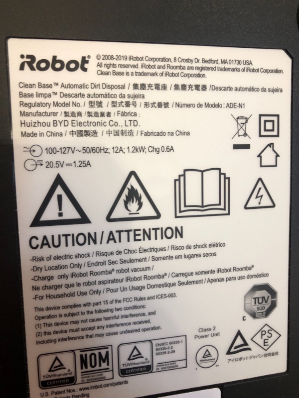 Photo 6 of iRobot Roomba i7+ (7550) Robot Vacuum with Automatic Dirt Disposal - Empties Itself for up to 60 days, Wi-Fi Connected, Smart Mapping, Works with Alexa, Ideal for Pet Hair, Carpets, Hard Floors, Black
