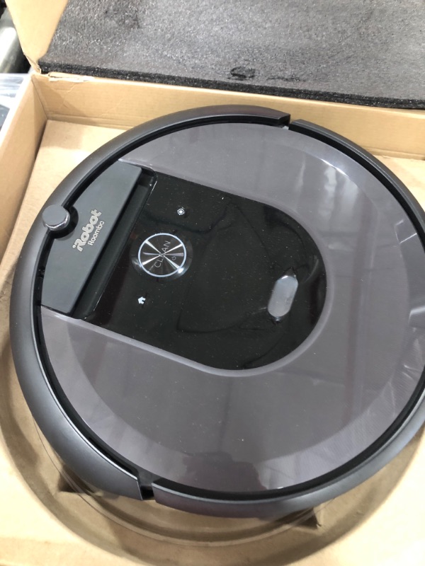 Photo 3 of iRobot Roomba i7+ (7550) Robot Vacuum with Automatic Dirt Disposal - Empties Itself for up to 60 days, Wi-Fi Connected, Smart Mapping, Works with Alexa, Ideal for Pet Hair, Carpets, Hard Floors, Black
