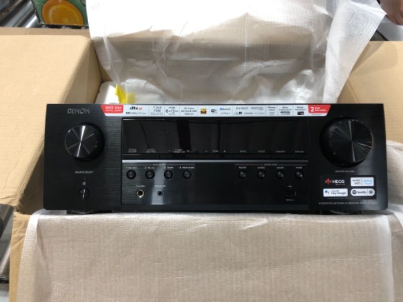 Photo 4 of PARTS ONLY Denon AVR-S760H 7.2-Channel Home Theater AV Receiver 8K Video Ultra HD 4K/120 - (New 2021).
