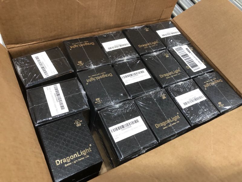 Photo 1 of BOX OF 15 DragonLight E39 to E26 Adapter UL-Listed, Mogul to Medium Base Light Bulb Lamp Socket Converter, Porcelain Pack of 2