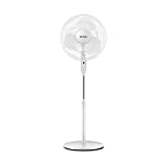 Photo 1 of PELONIS 2021 16'' Pedestal Remote Control Oscillating Stand Up Fan 7-Hour Timer, 3-Speed and Adjustable Height, PFS40A4BWW, Supreme 16"-White
