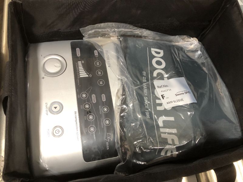 Photo 1 of DSMAREF Recovery Compression System Full Package : Compression Pump, Recovery Boots, Arm Sleeve, Waist Sleeve, Carry Bag. (Boots Size : XXL)
