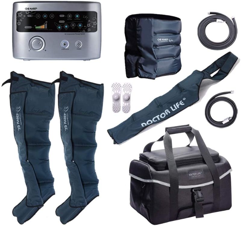 Photo 1 of DSMAREF Recovery Compression System Full Package : Compression Pump, Recovery Boots, Arm Sleeve, Waist Sleeve, Carry Bag. (Boots Size : XXL)
