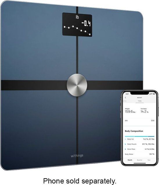 Photo 1 of Withings - Body+ Body Composition Smart Wi-Fi Scale - Black
